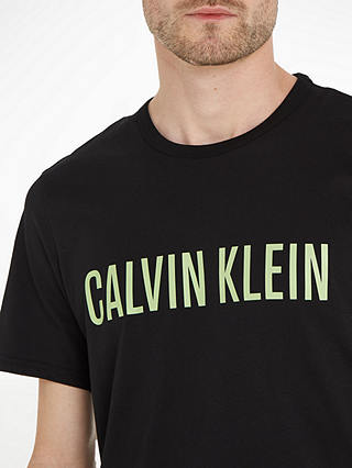 Calvin Klein Intense Power Lounge T-Shirt, Black/Tropic Lime
