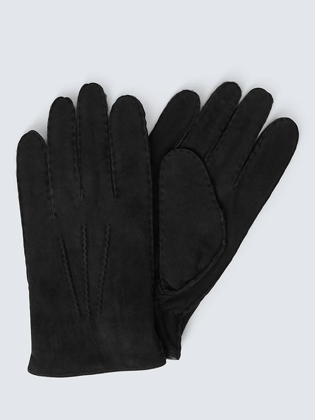 John Lewis Sheepskin Gloves, Black