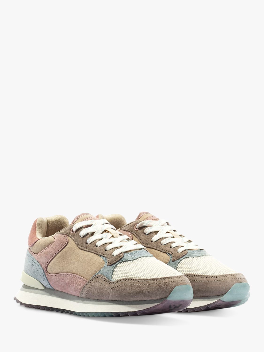 HOFF Barcelona Suede Lace Up Trainers, Multi at John Lewis & Partners