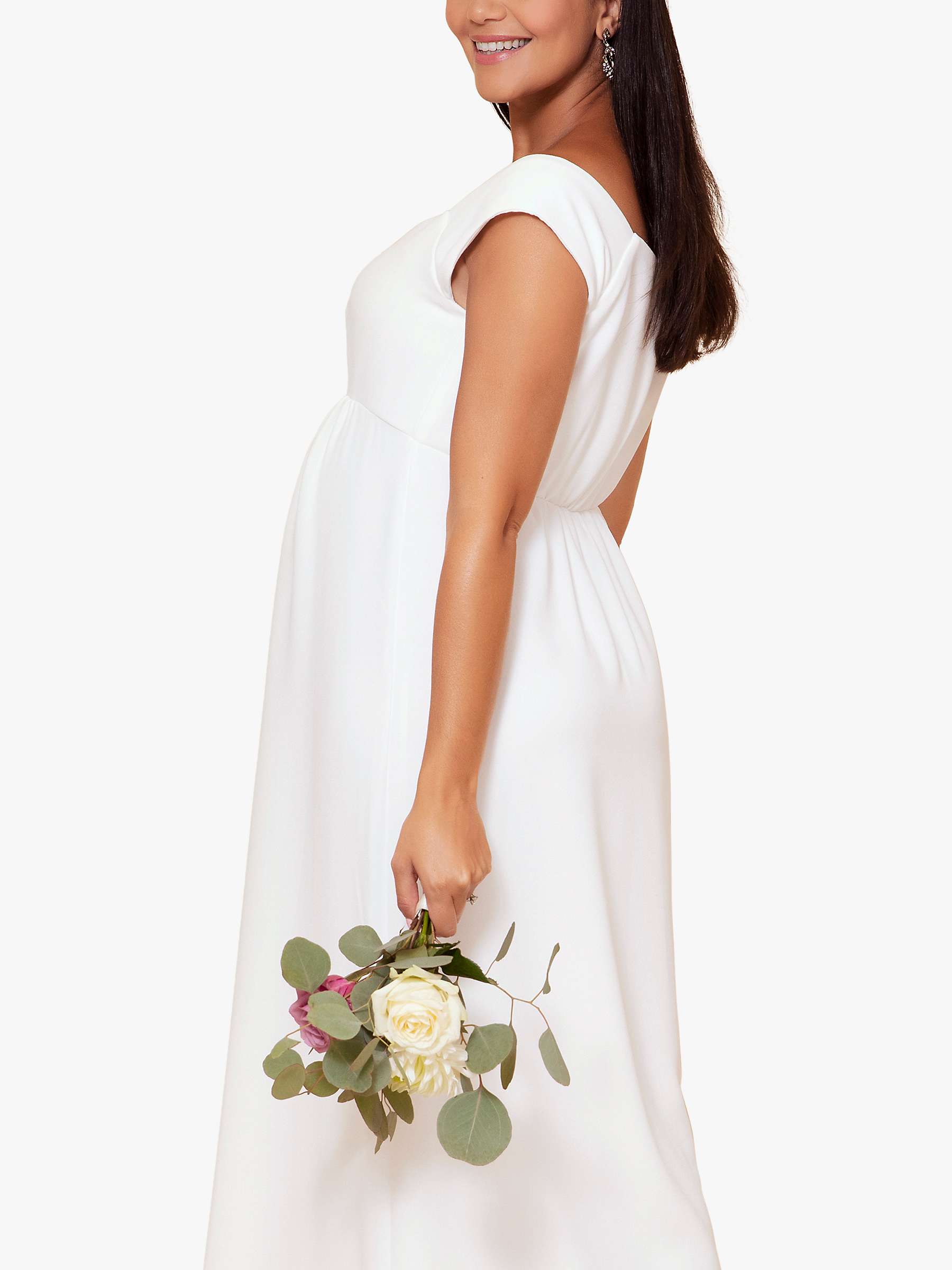 Buy Tiffany Rose Sadie Maternity Wedding Dress, Ivory Online at johnlewis.com