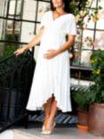 Tiffany Rose Waterfall Maternity Dress, Ivory