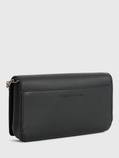 Calvin Klein Flap Cross Body Phone Bag, Black