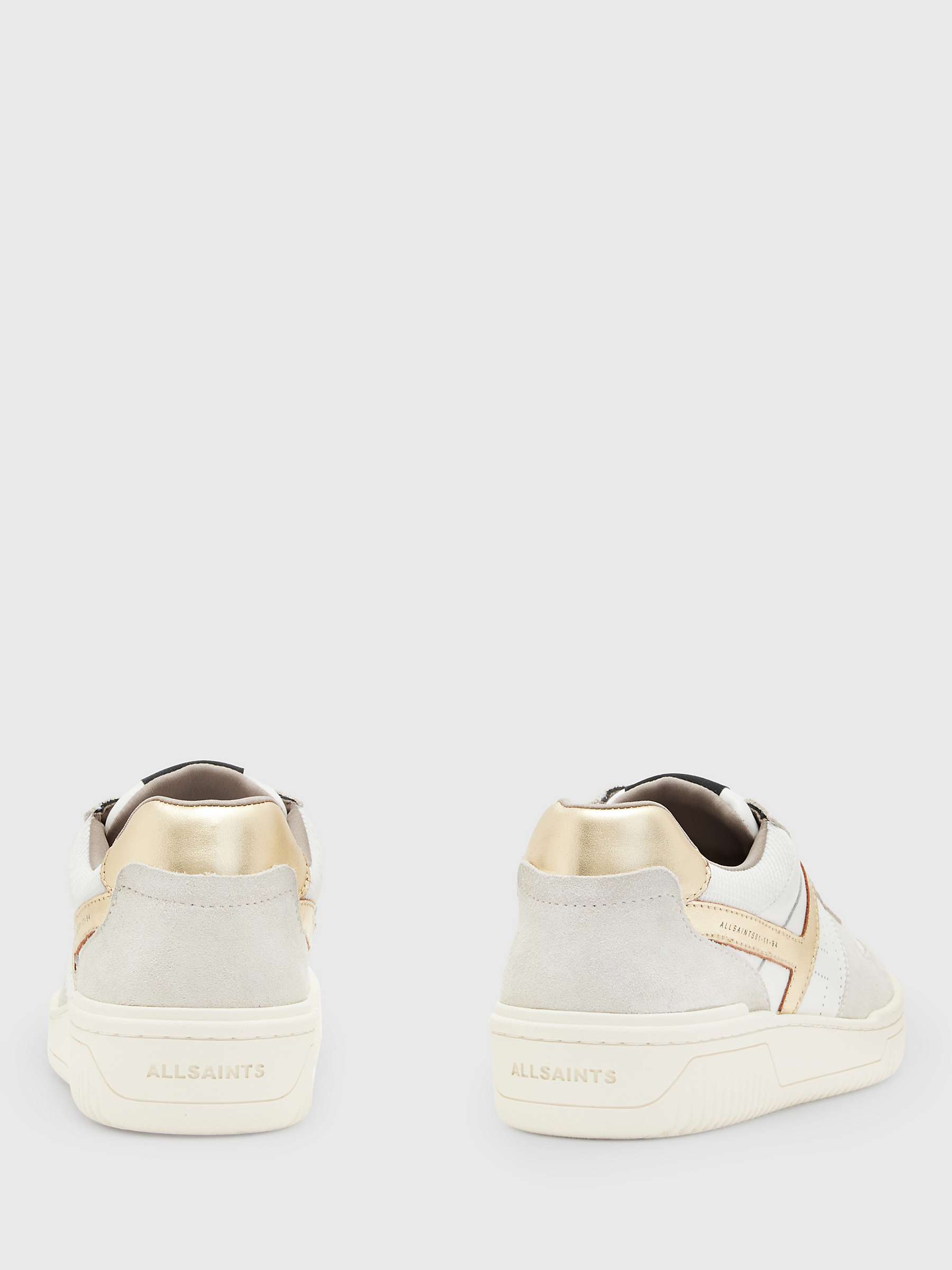 Buy AllSaints Vix Low Top Leather and Suede Trainers Online at johnlewis.com