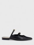 AllSaints Shar Leather Pointed Toe Mules