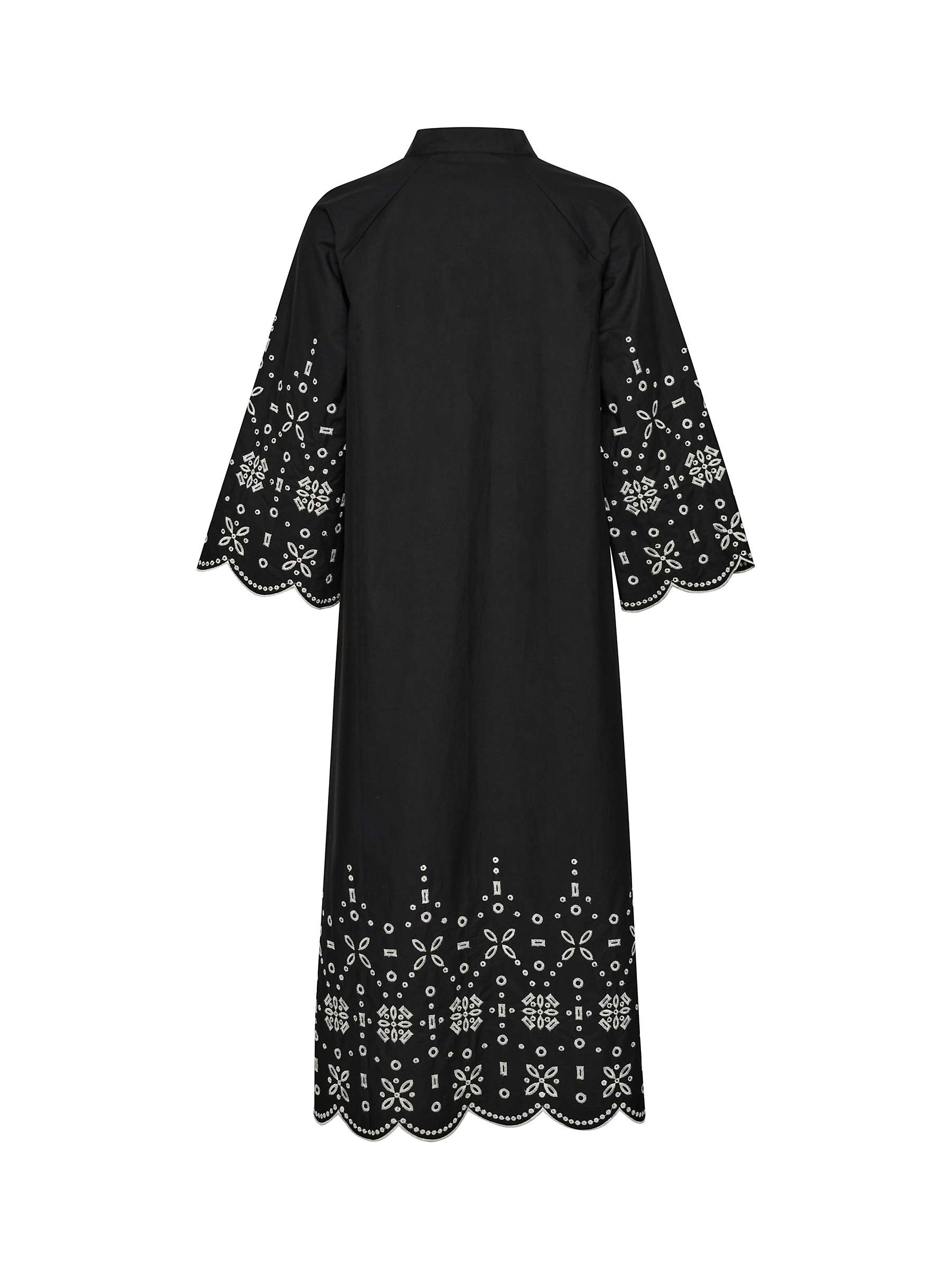 Buy InWear Dorika Cotton Broderie Anglaise Dress, Black Online at johnlewis.com