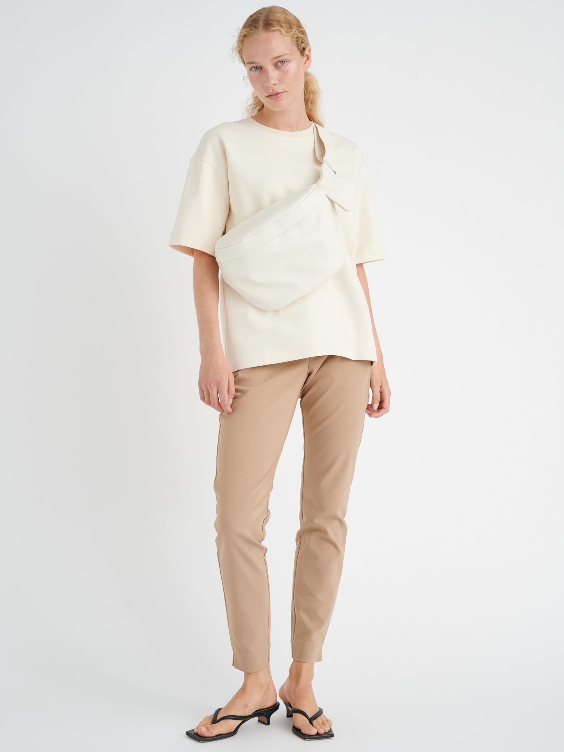 InWear Vanessa Ankle Trousers, Amphora at John Lewis & Partners