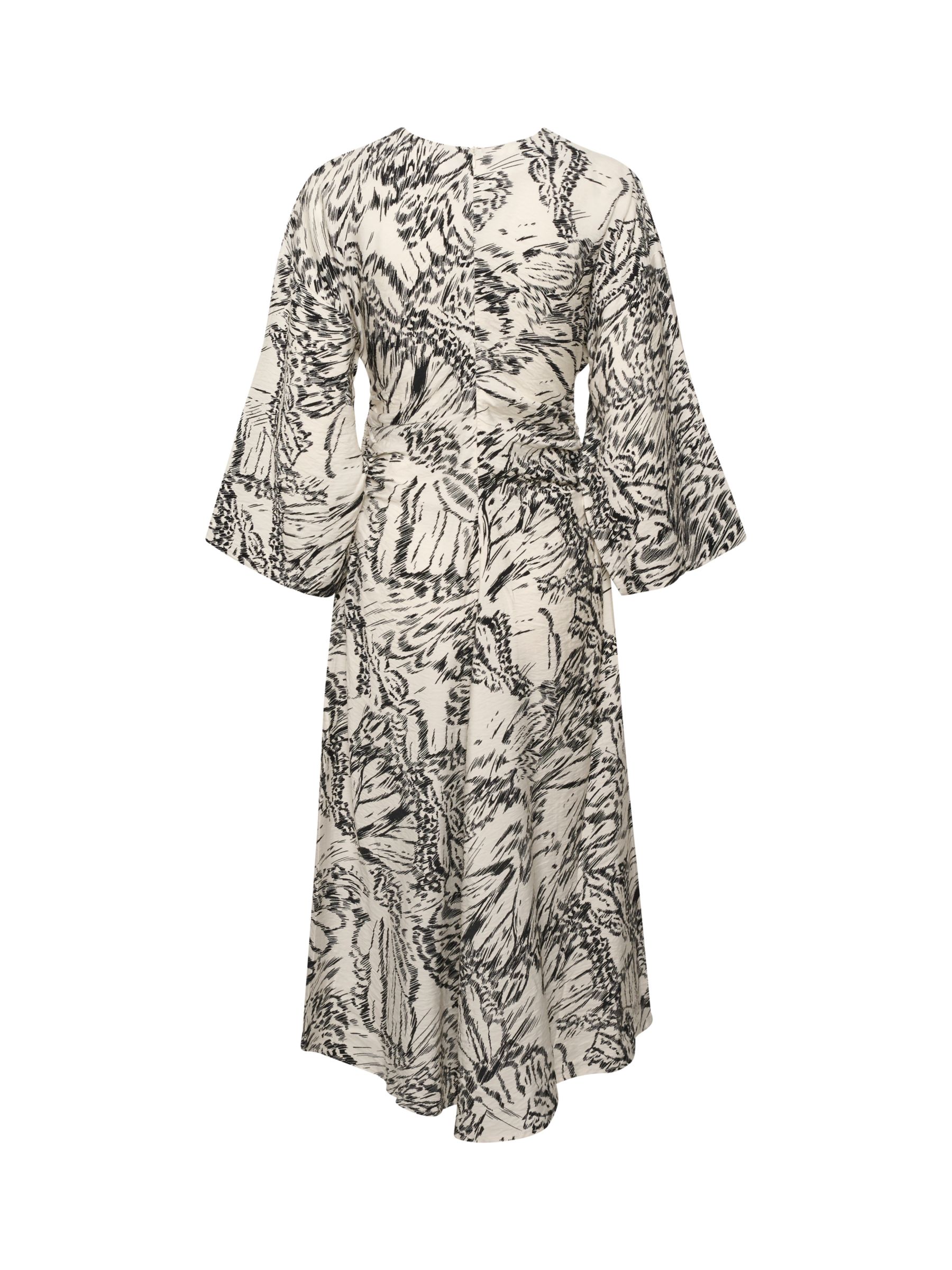 Buy InWear Drita Relaxed Fit Long Sleeve Dress, Abstract Butterfly Online at johnlewis.com