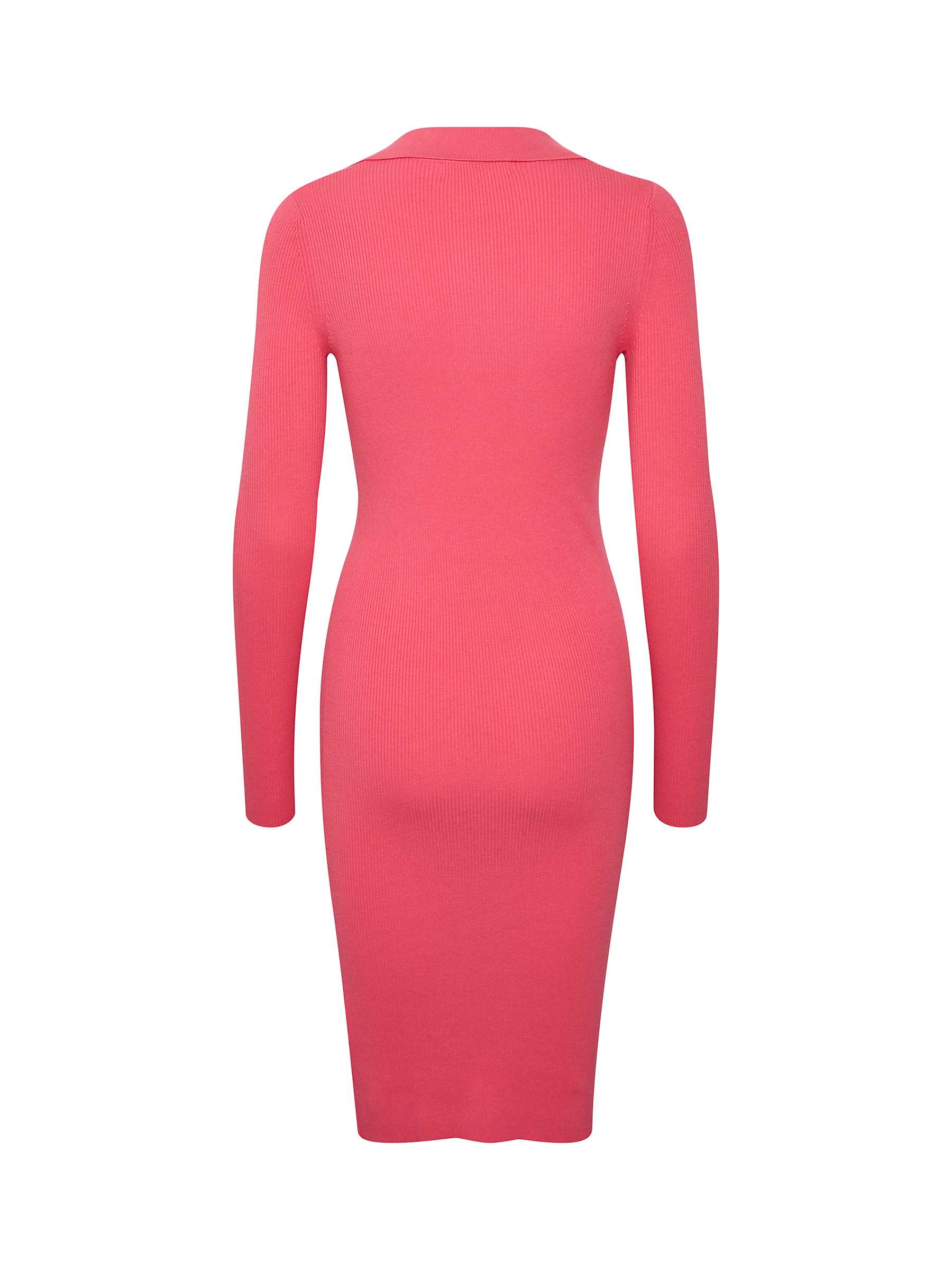 Buy InWear Alana Polo Collar Jumper Dress, Pink Rose Online at johnlewis.com
