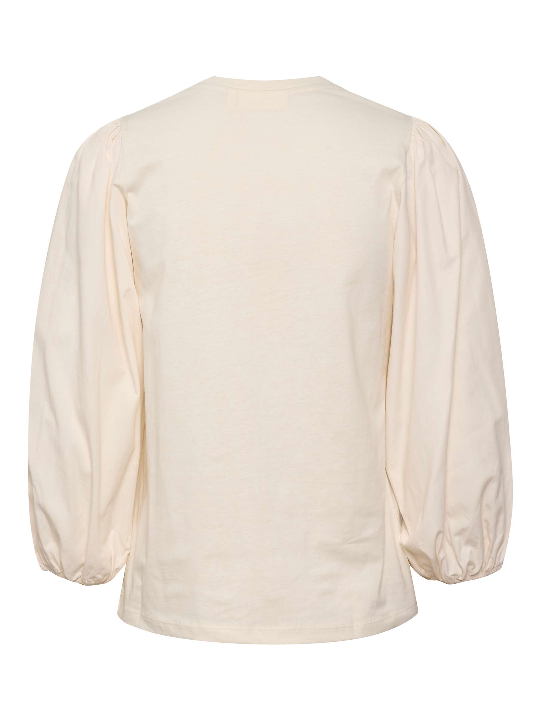 Buy InWear Zumme Cotton Three Quarter Sleeve Blouse, Whisper White Online at johnlewis.com