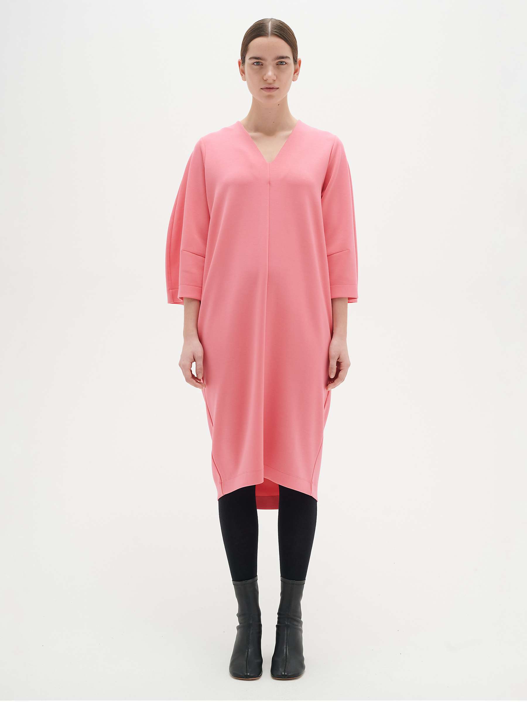 Buy InWear Zoe Regular Fit Three Quarter Sleeve Dress, Pink Rose Online at johnlewis.com