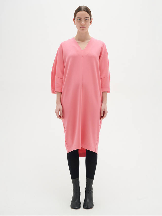 InWear Zoe Regular Fit Three Quarter Sleeve Dress, Pink Rose