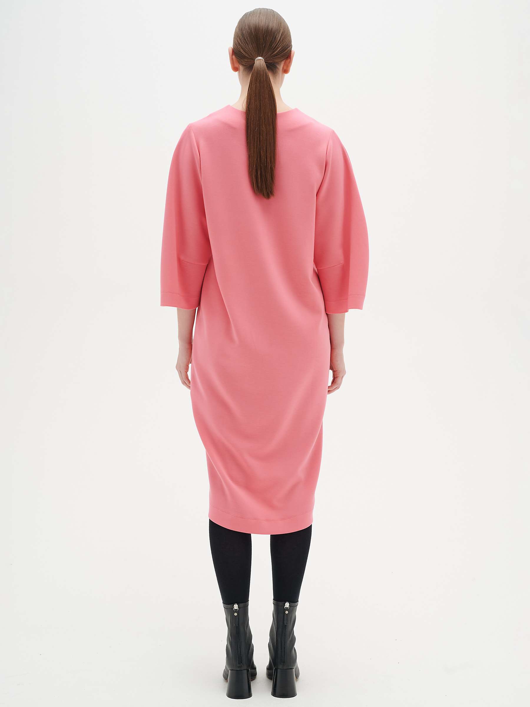 Buy InWear Zoe Regular Fit Three Quarter Sleeve Dress, Pink Rose Online at johnlewis.com