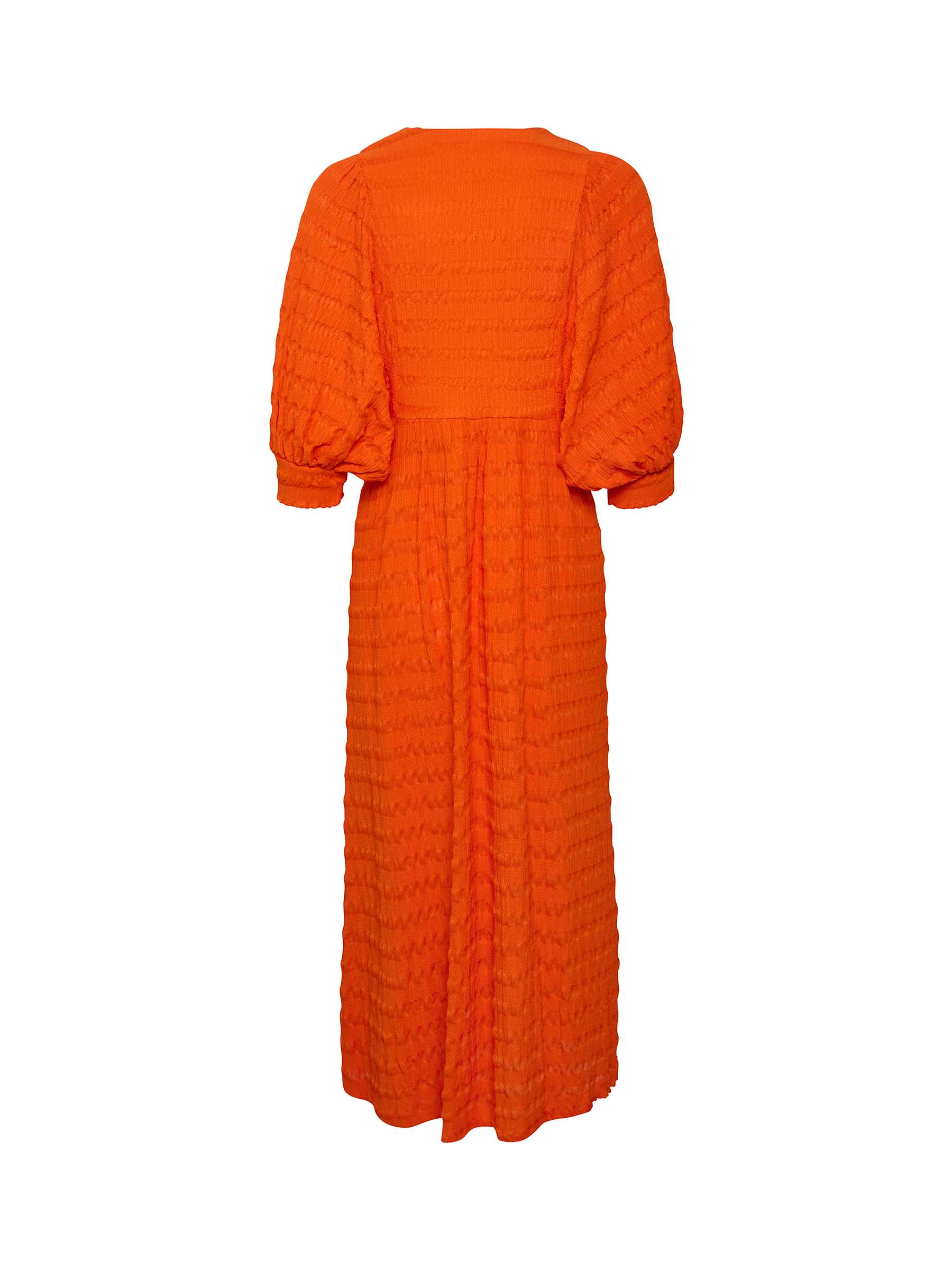 Buy InWear Zabelle Oversized Fit Three Quarter Sleeve Dress, Flame Orange Online at johnlewis.com