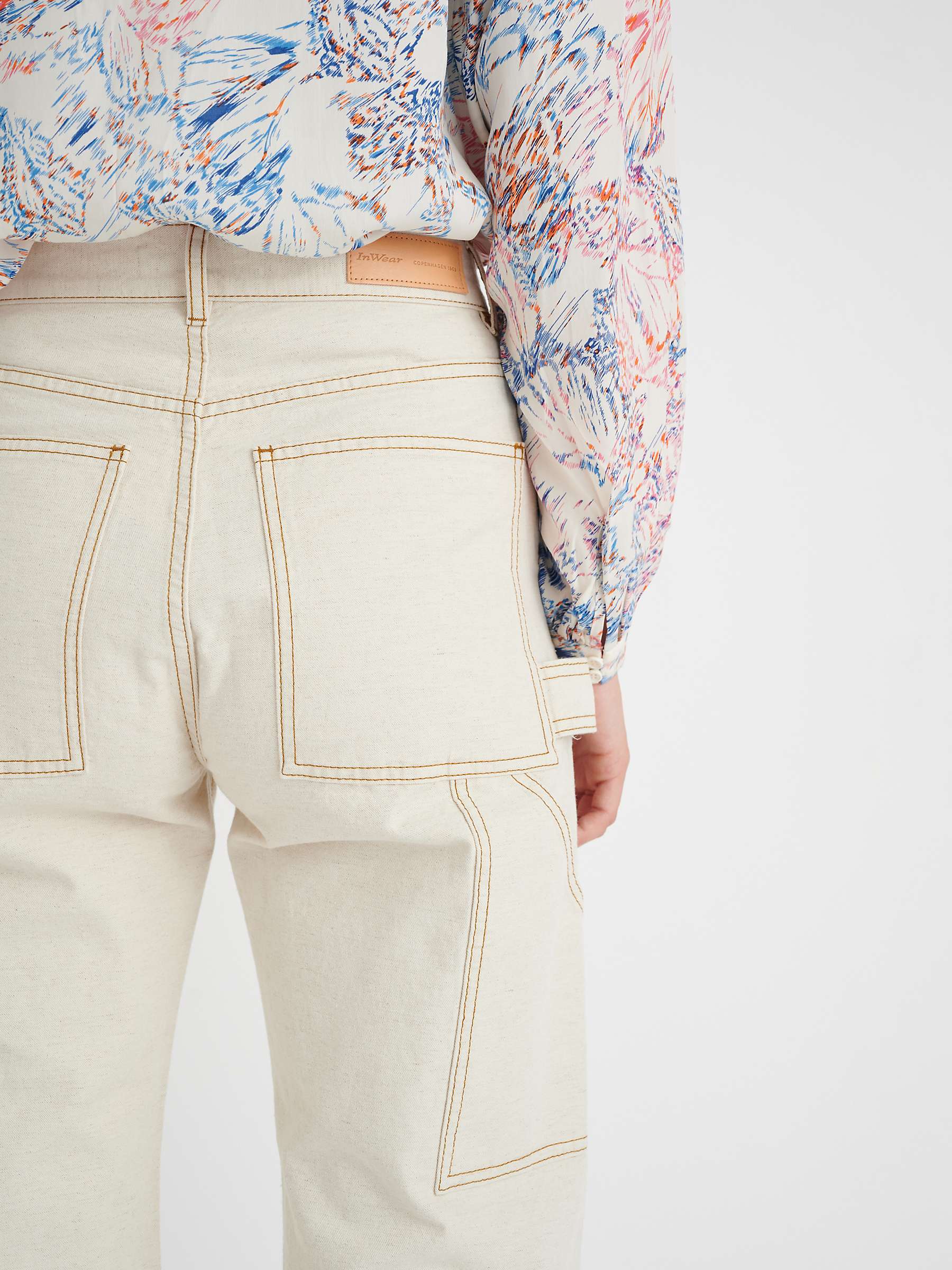 Buy InWear Anson Cargo Jeans, Neutral Online at johnlewis.com