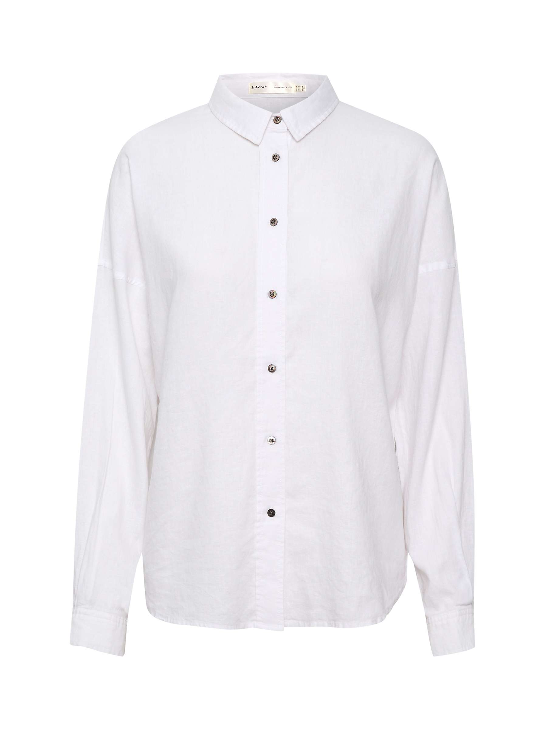 Buy InWear Amos Kiko Relaxed Fit Long Sleeve Shirt, Pure White Online at johnlewis.com