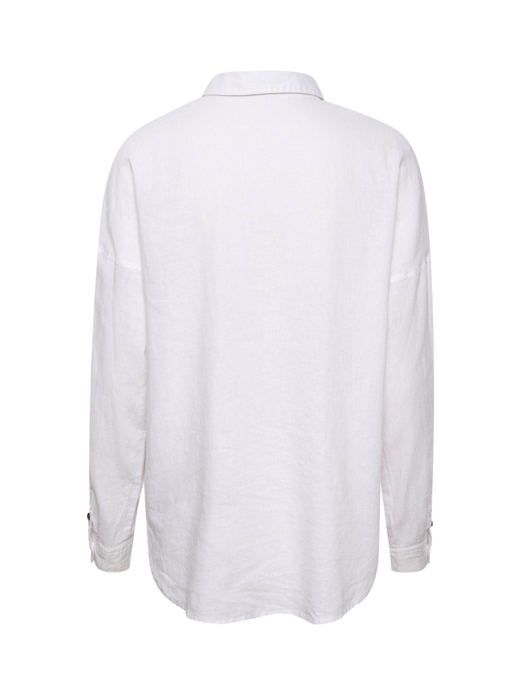 InWear Amos Kiko Relaxed Fit Long Sleeve Shirt, Pure White at John ...