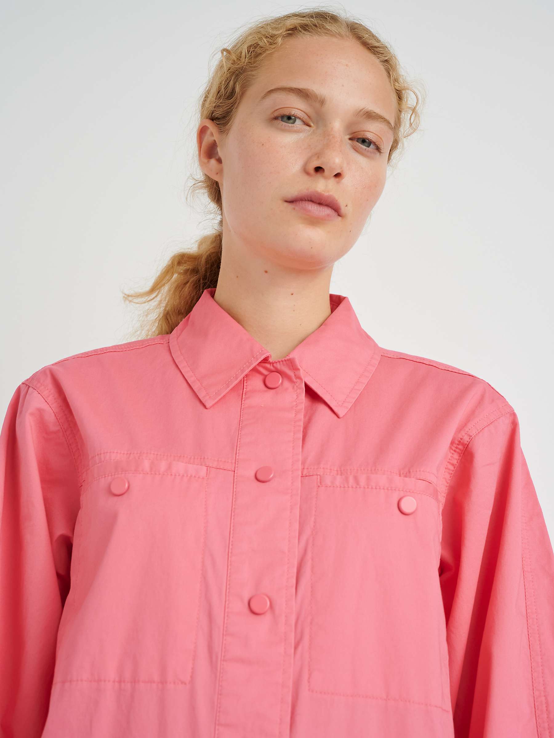 InWear Annalee Shirt Jumpsuit, Pink Rose at John Lewis & Partners