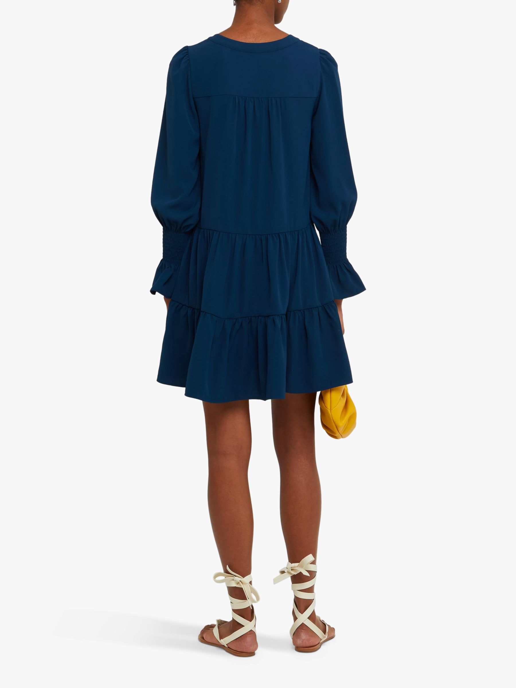 Buy o.p.t Bay Mini Smock Dress, Navy Online at johnlewis.com