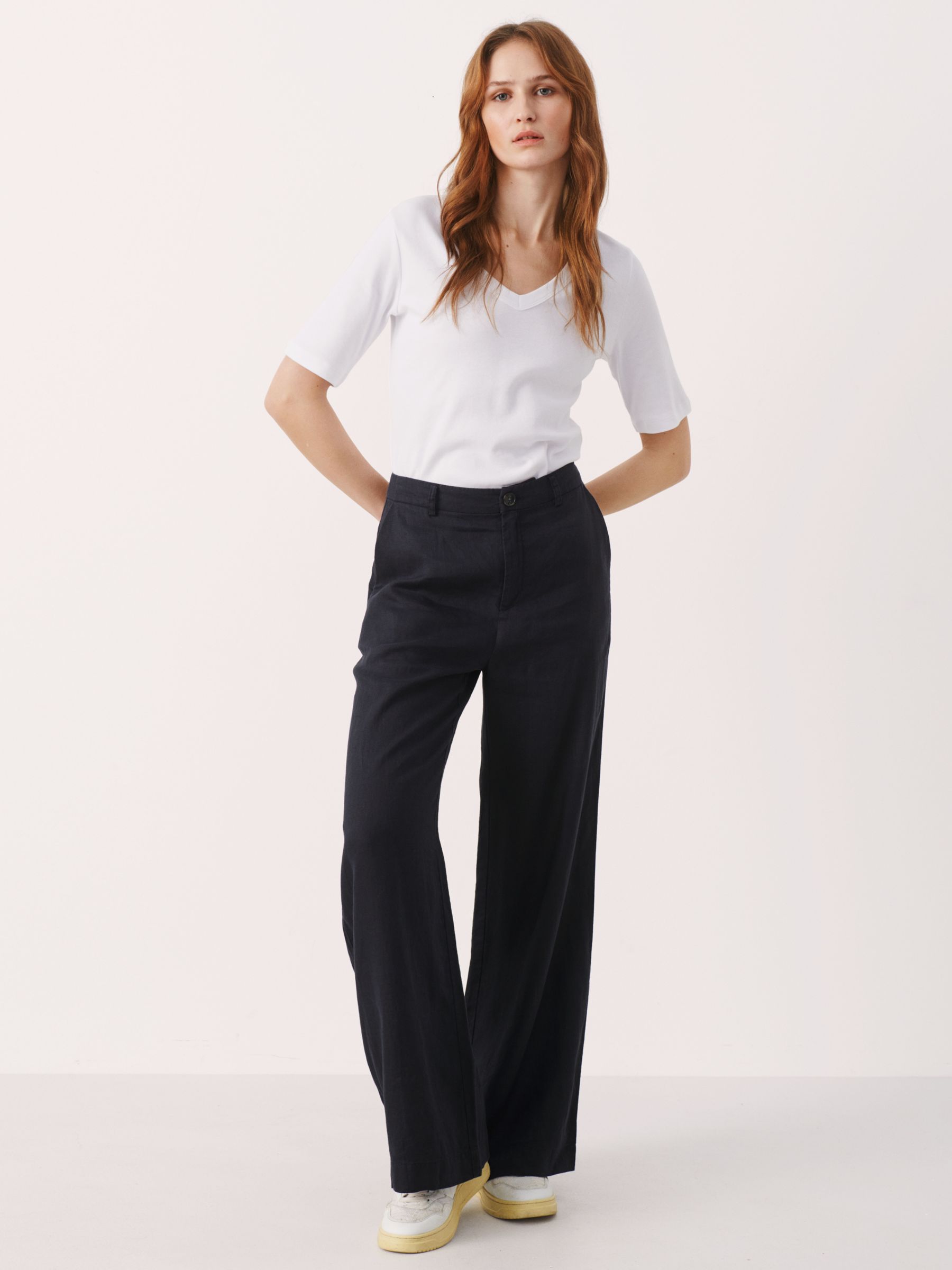 Buy Part Two Ninnes Wide Leg Trousers Online at johnlewis.com