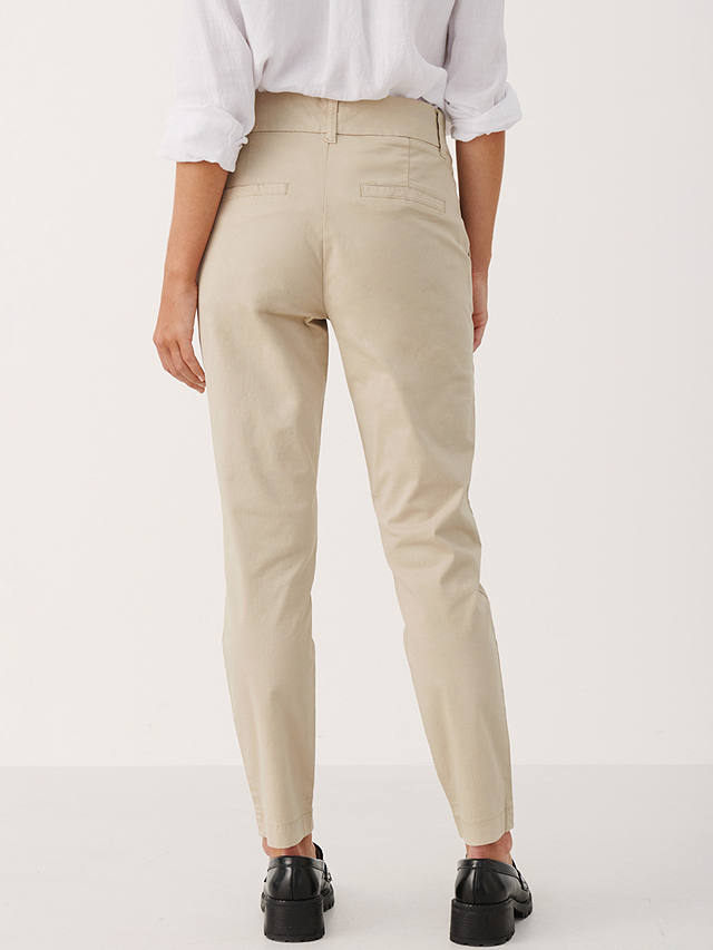 Part Two Soffys Cropped Trousers, White Pepper