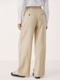 Part Two Ninnes Wide Leg Trousers, White Pepper