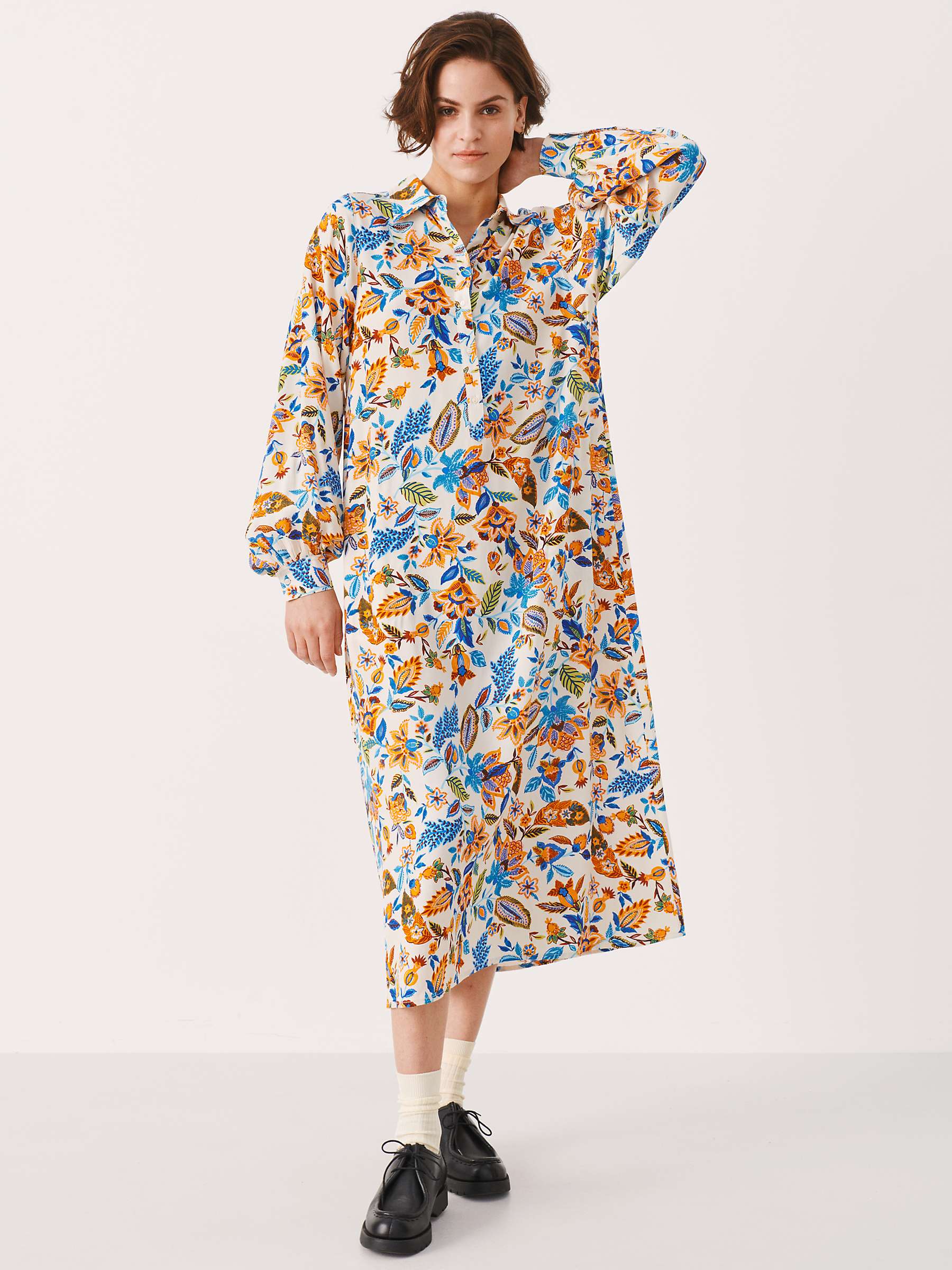 Buy Part Two Shira Relaxed Fit Long Sleeve Shirt Dress Online at johnlewis.com