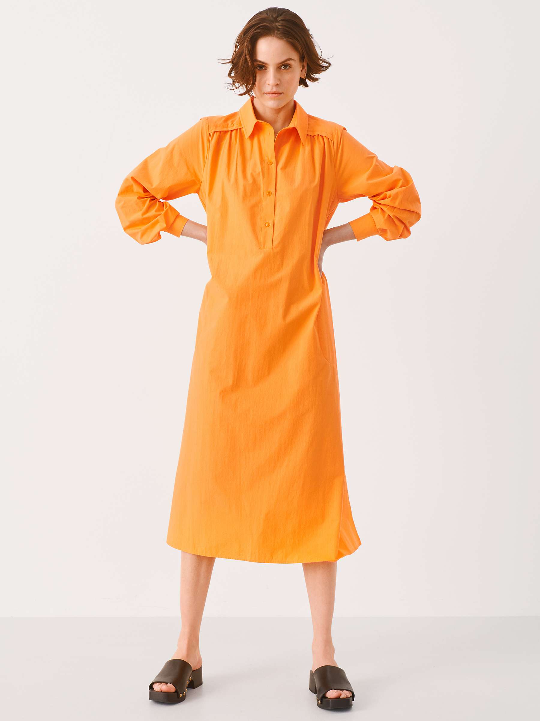 Buy Part Two Smilla Cotton Long Sleeve Shirt Dress Online at johnlewis.com