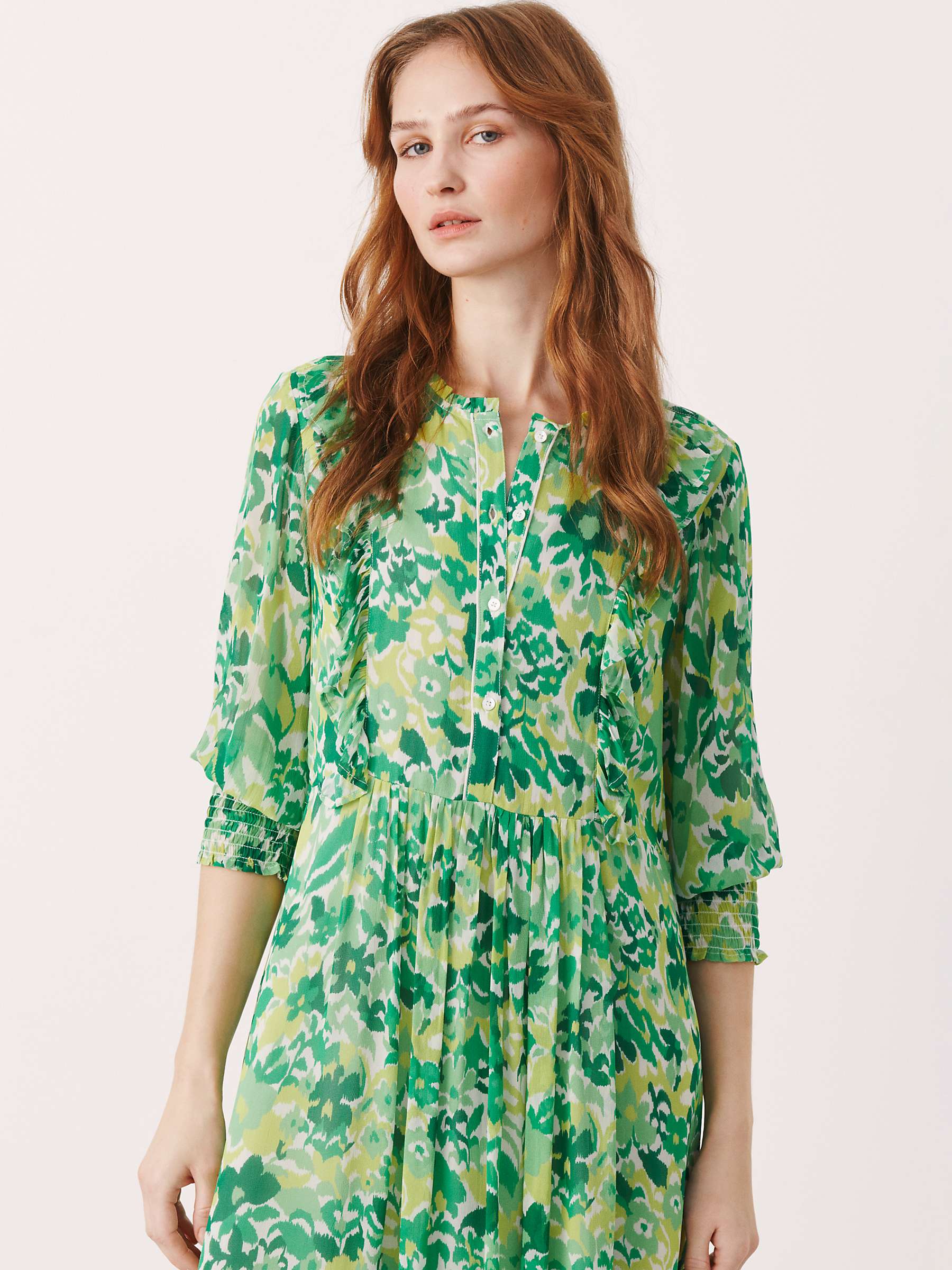 Buy Part Two Sila Floral Long Sleeve Maxi Dress Online at johnlewis.com