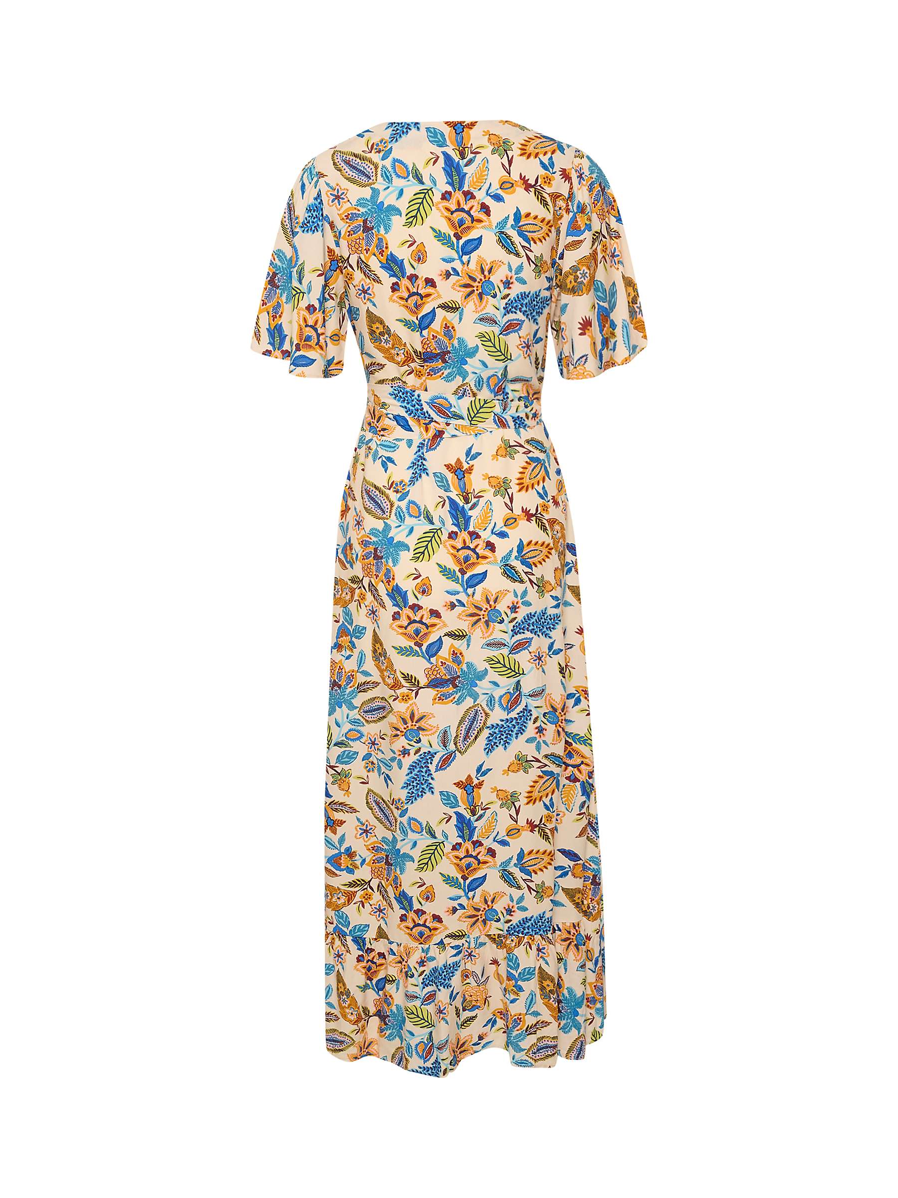 Buy Part Two Clarina Short Sleeve Wrap Dress, Blue Online at johnlewis.com