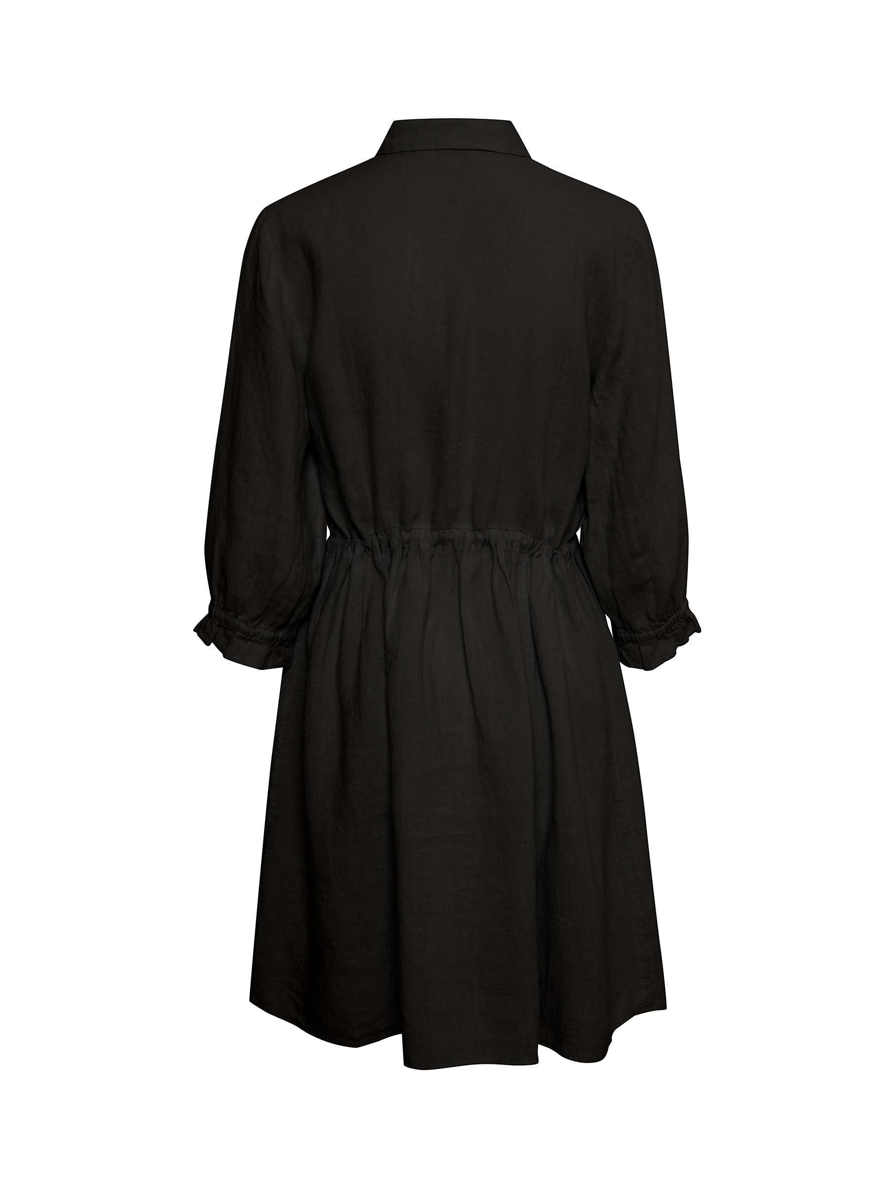 Part Two Sallie Linen Dress, Black at John Lewis & Partners