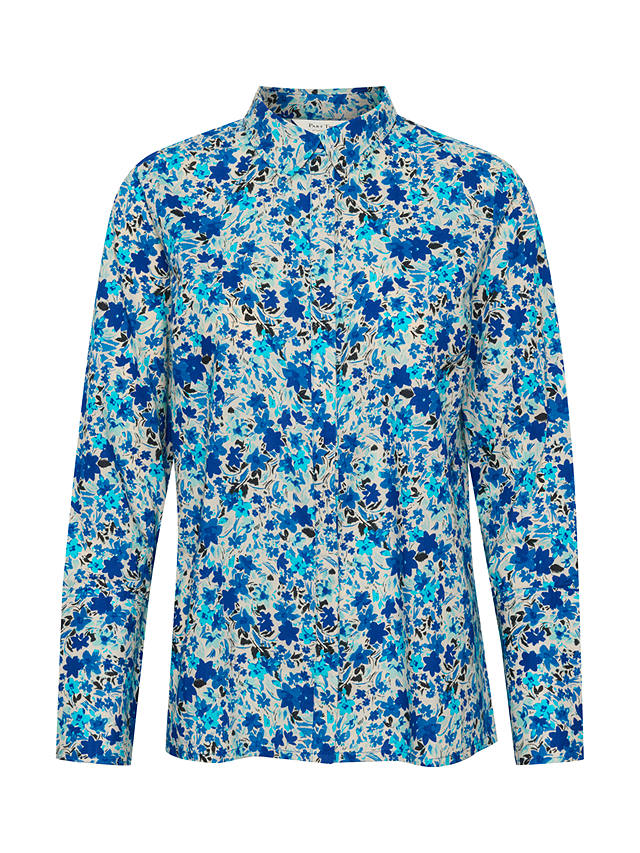 Part Two Sabella Cotton Floral Shirt, Blue