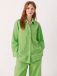 Part Two Savanna Relaxed Fit Cotton Shirt, Grass Green