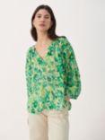 Part Two Erdonae Floral Blouse, Green