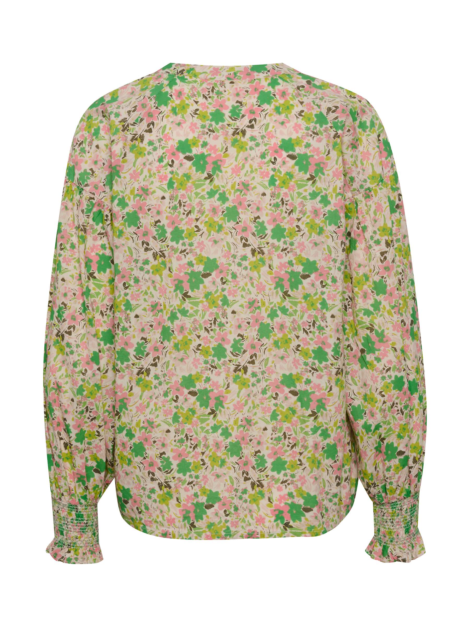 Buy Part Two Namis Cotton Floral Balloon Sleeve Blouse Online at johnlewis.com