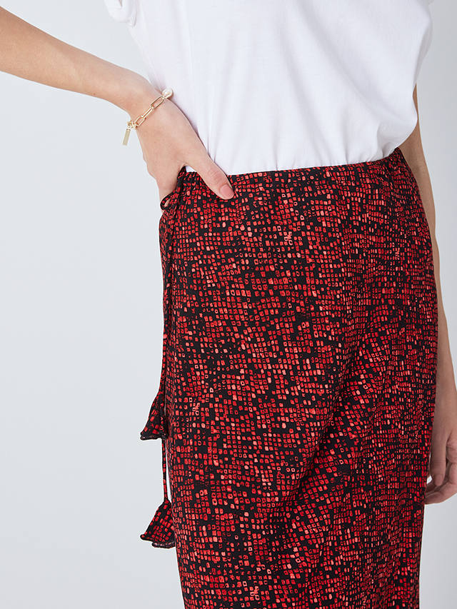 AND/OR Nyla Shibori Skirt, Red/Multi