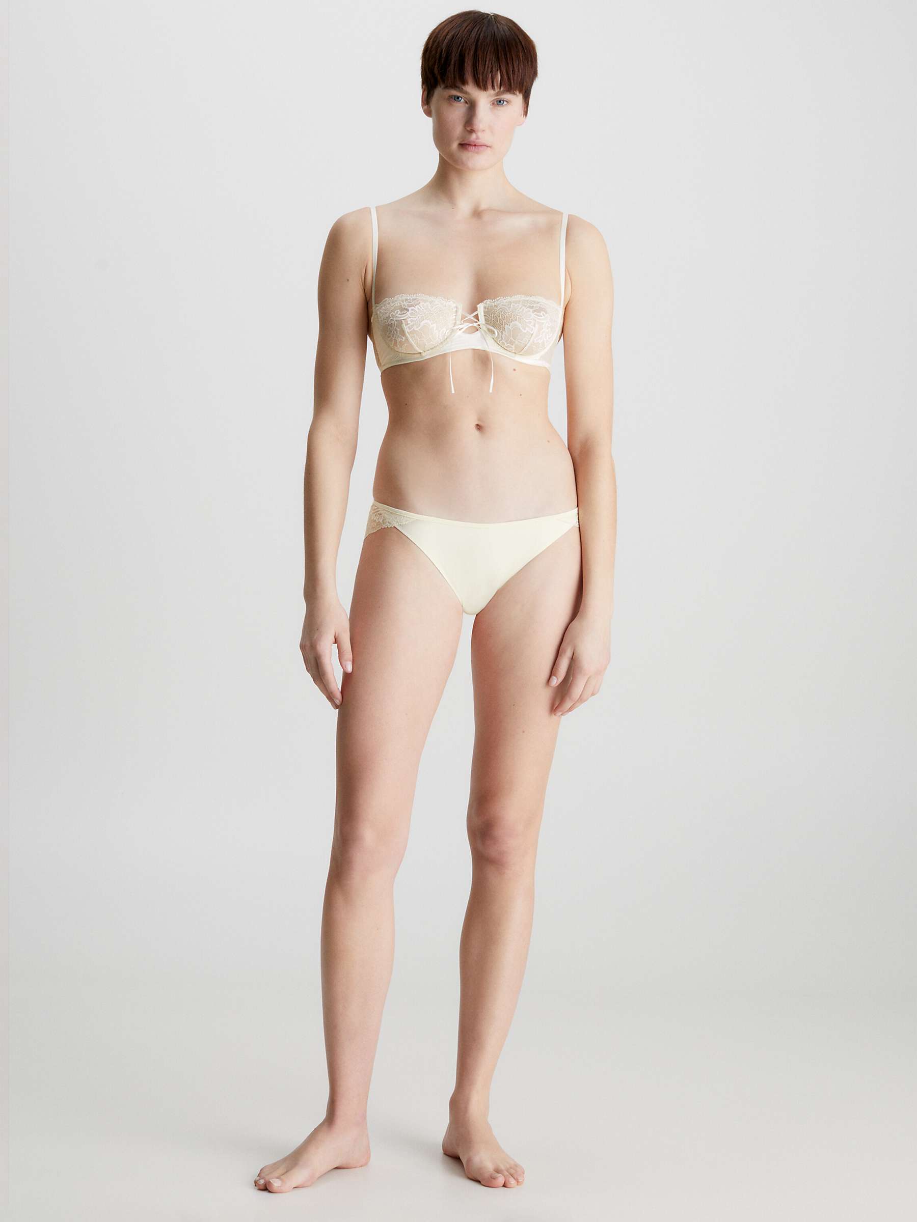 Buy Calvin Klein Bridal Balconette Bra, Vanilla Ice Online at johnlewis.com