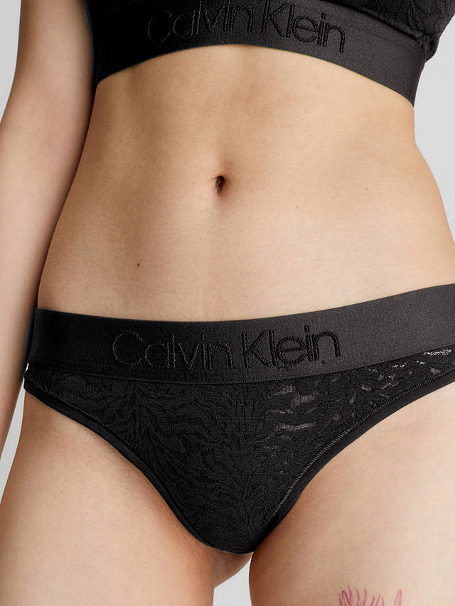Calvin Klein Instrinsic Thong, Black