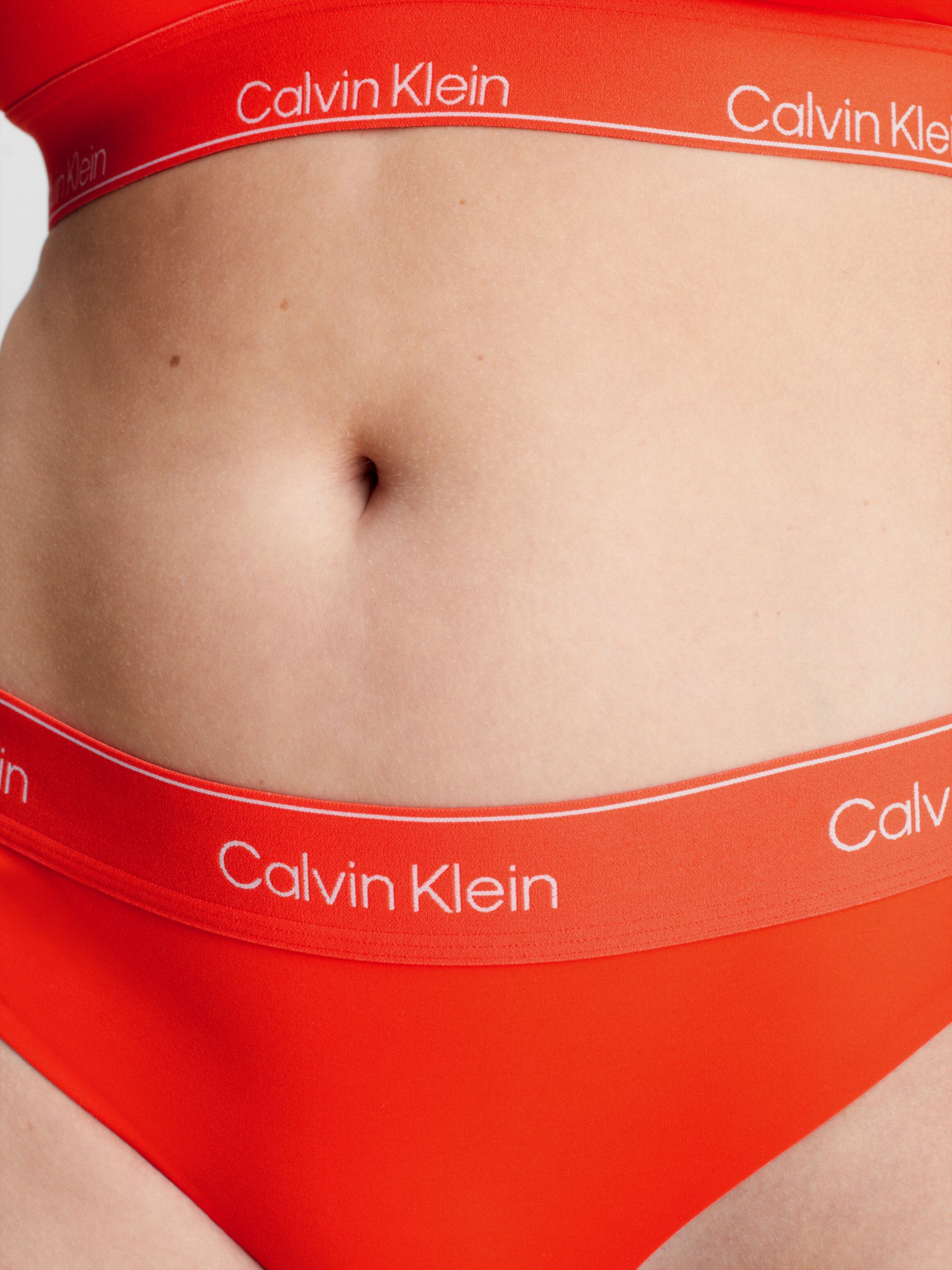 Calvin Klein Modern Performance Bikini Knickers, Fiesta at John Lewis &  Partners