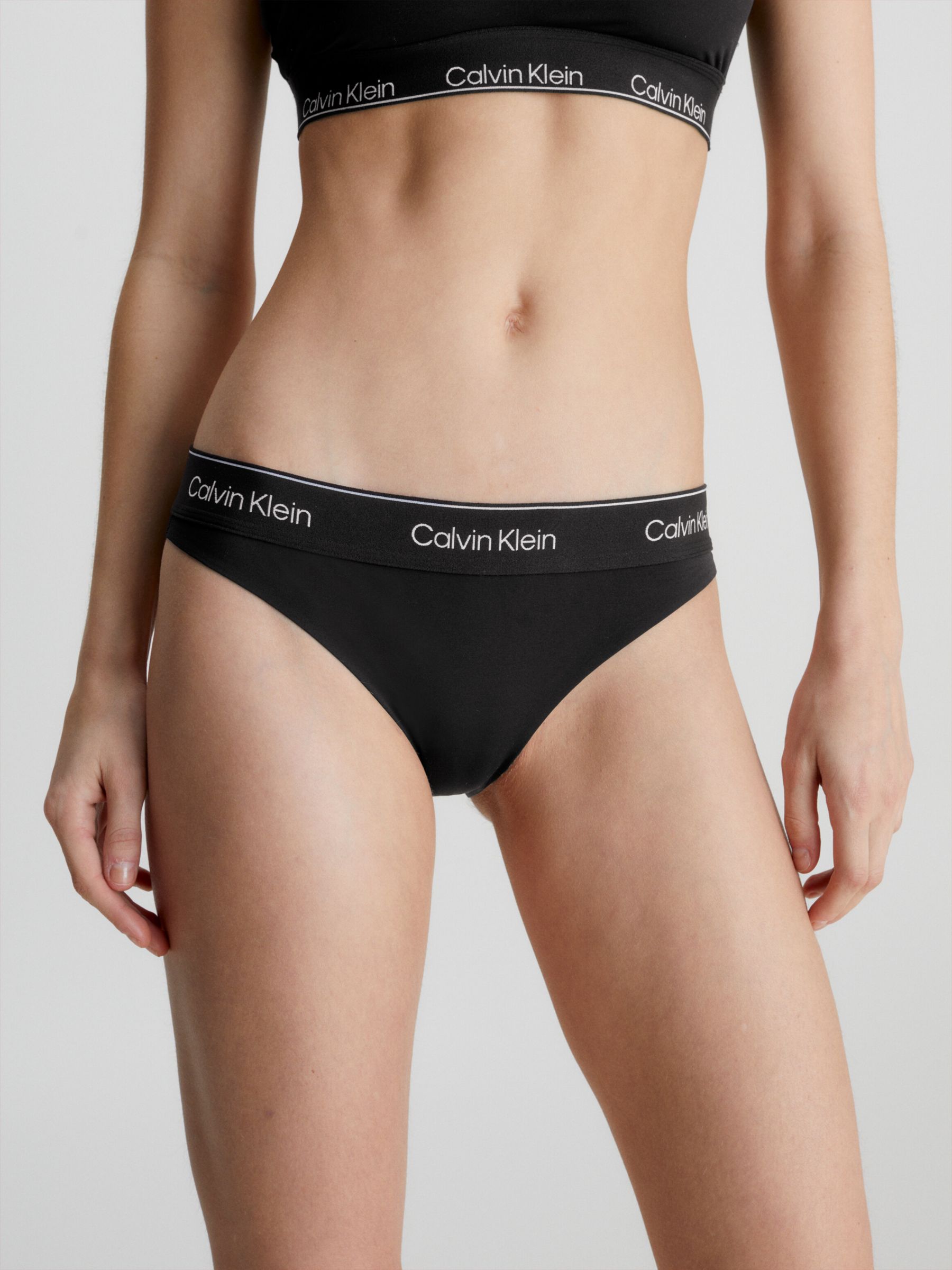 Calvin Klein Modern Performance Bikini Knickers, Black, XS