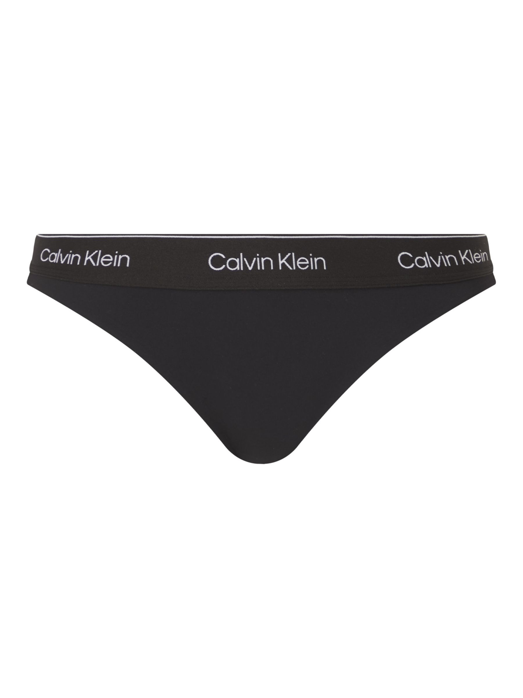 Calvin Klein Modern Performance Bikini Knickers, Black at John Lewis &  Partners