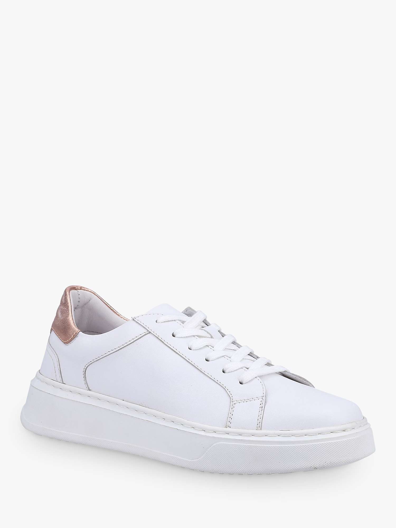 Buy Hush Puppies Camille Lace-Up Leather Trainers Online at johnlewis.com