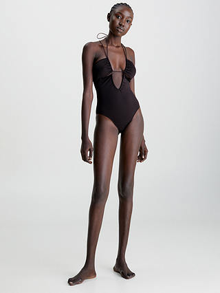 Calvin Klein Core Multi Ties Swimsuit, Black