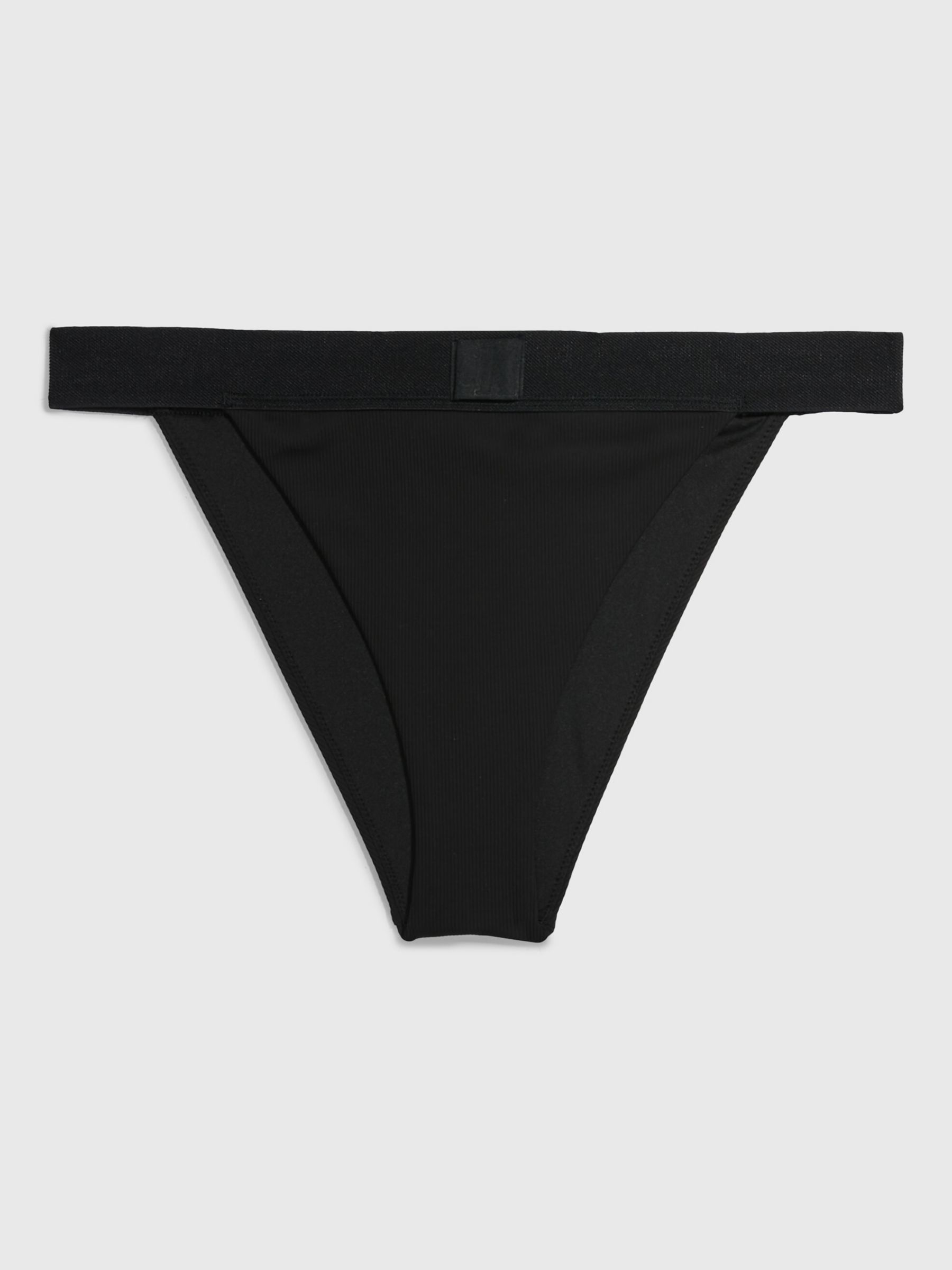 Calvin Klein Ribbed Swim Bottoms, Black, XL
