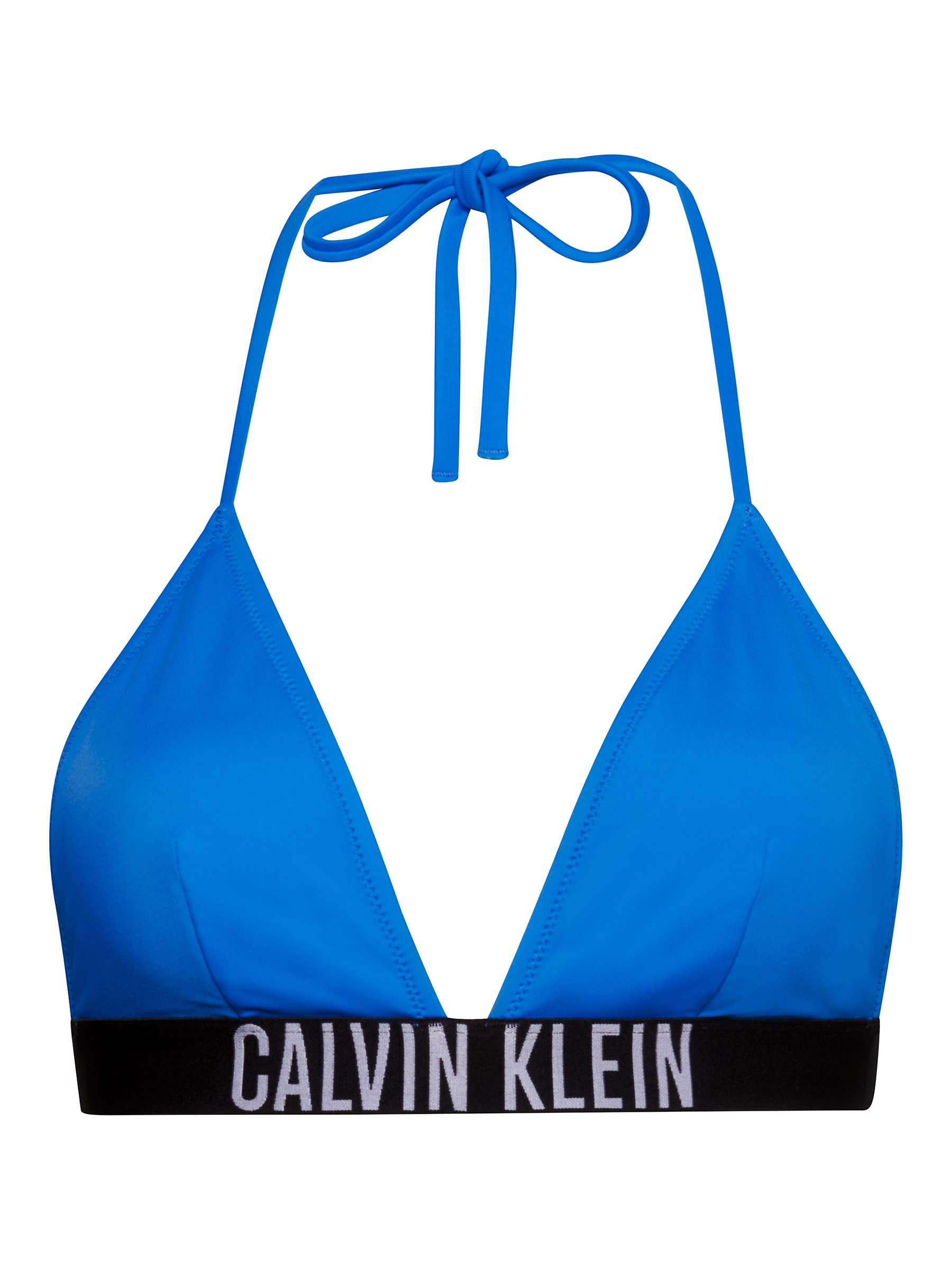 Buy Calvin Klein Intense Power Triangle Bikini Top, Dynamic Blue Online at johnlewis.com