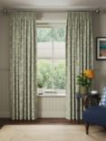 John Lewis Beatrix Print Pair Lined Pencil Pleat Curtains