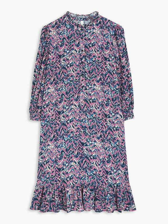 AND/OR Fifi Ikat Dress, Pink/Multi at John Lewis & Partners