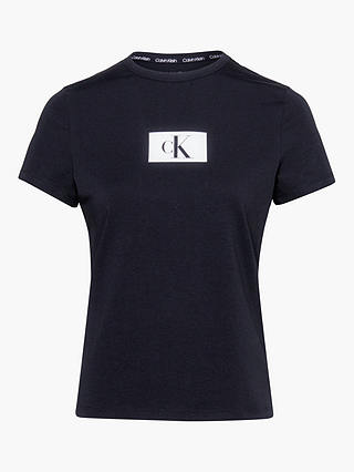 Calvin Klein Block Logo Lounge T-Shirt, Black