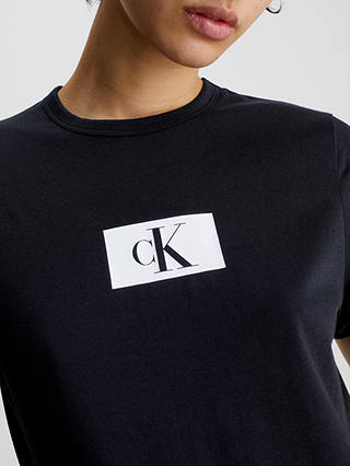 Calvin Klein Block Logo Lounge T-Shirt, Black