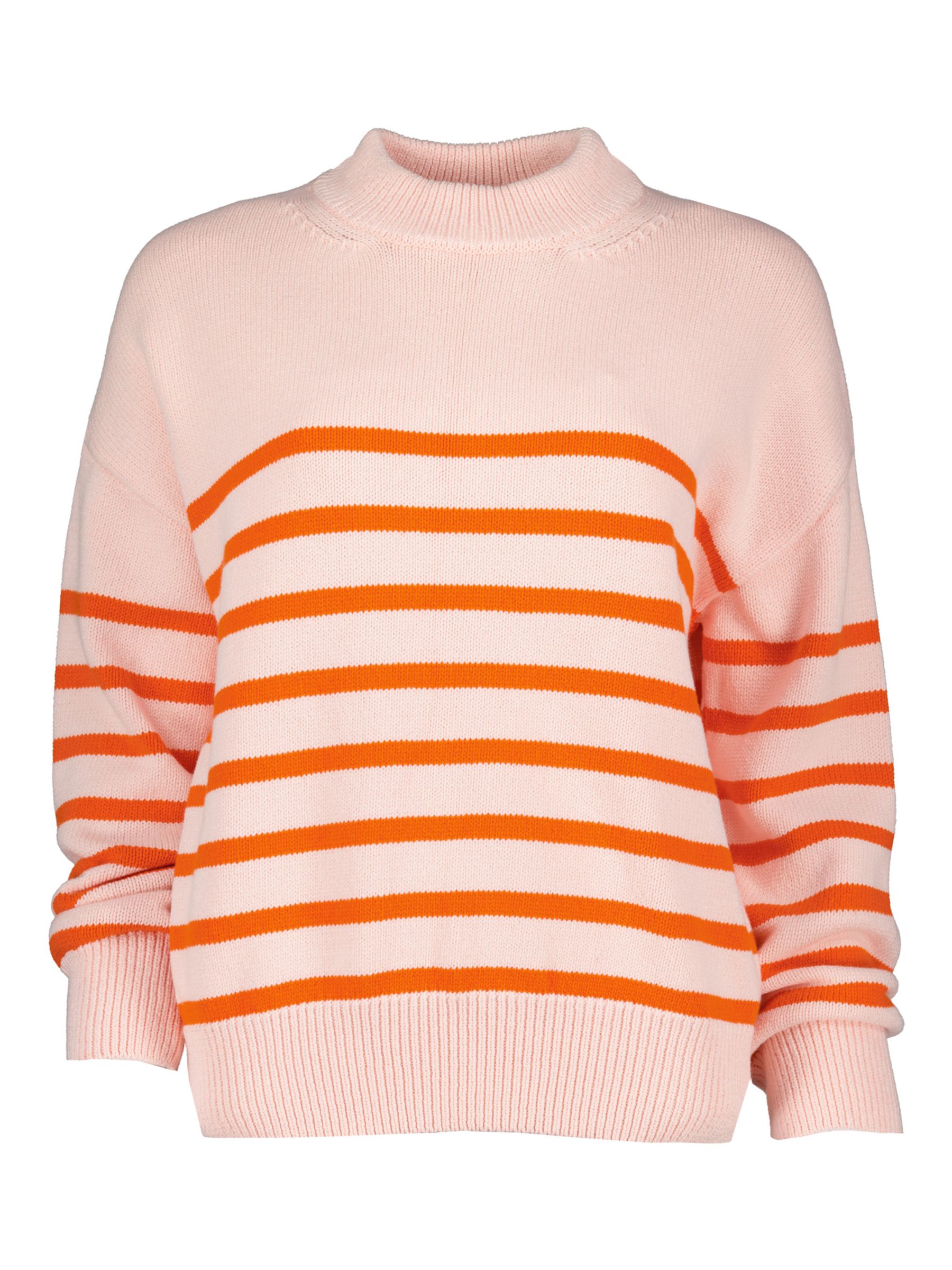 Buy Baukjen Hallie Stripe Jumper, Powder Pink Online at johnlewis.com