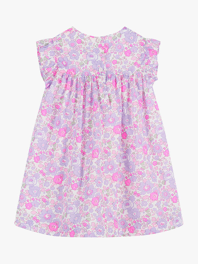 Trotters Baby Liberty Betsy Floral Print Ruffle Dress, Lilac